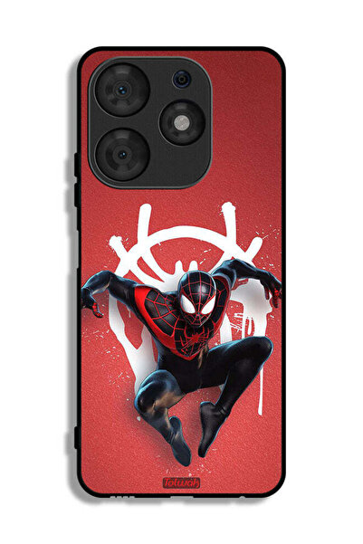 Tolwak غطاء حماية لجهاز تكنو سبارك 10 برو بتصميم سبايدرمان