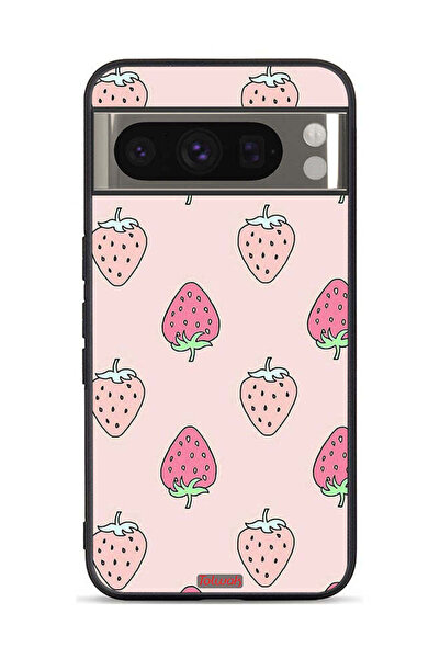 Tolwak غطاء حماية لجهاز Google Pixel 8 Pro أيقونة الفراولة