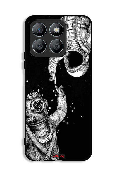 Tolwak غطاء حماية لهاتف Honor X8b بتصميم رواد فضاء