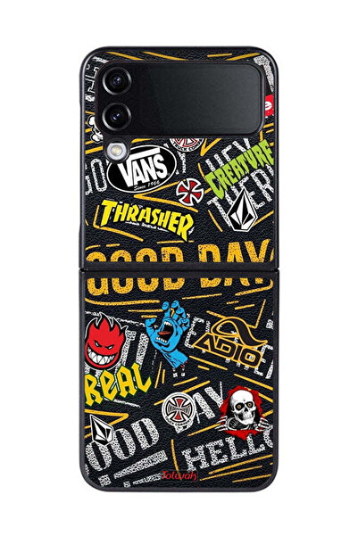 Tolwak غطاء حماية لهاتف Samsung Galaxy Z Flip 4 - Good Day