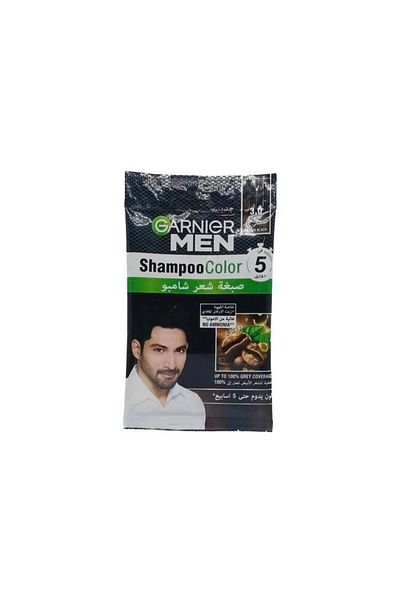 Garnier Men Shampoo Color 3.0 Black Brown (591671) --- Garnier Men Shampoo Color 3.0 Black Brown