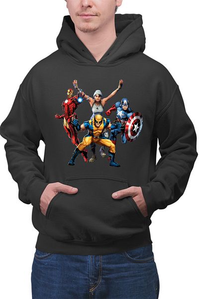 OEM Men's Hoodie Fortnite Superheroes Marvel DC Super Powers