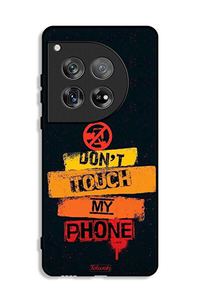 Tolwak غطاء حماية لهاتف OnePlus 12 - لا تلمس هاتفي