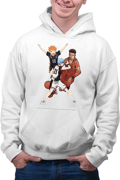 OEM Men's Hoodie Slam Dunk Kuroko no Basket Haikyuu Hinata Anime
