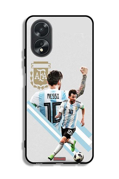 Tolwak غطاء حماية لهاتف Oppo A38 برسومات ليو ميسي