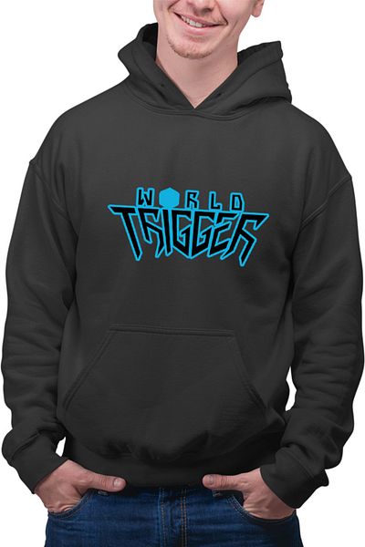 OEM Men's Hoodie World Trigger Logo Action Ashihara Daisuke Mangaka Anime