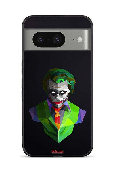 Tolwak Google Pixel 8 Protective Case Cover Joker Abstract Art
