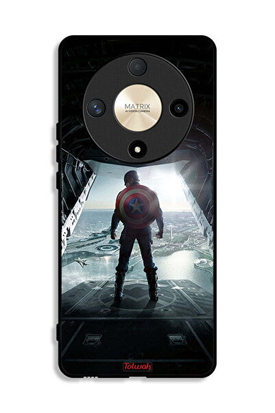 Tolwak Honor X9b Protective Case Cover Portrait Display Captain America