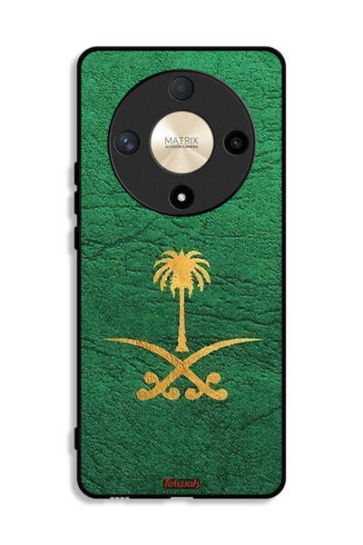 Tolwak Honor X9b Protective Case Cover Kingdom Of Saudi Arabia Sign On Leather