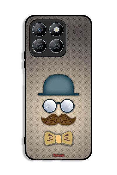 Tolwak غطاء حماية لهاتف Honor X8b - رسمة رأس الرجل