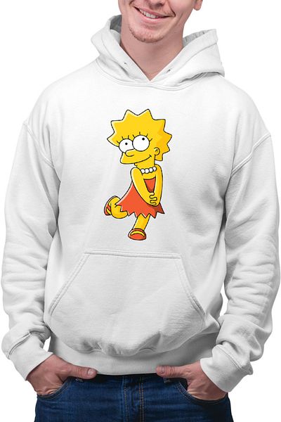 OEM Men's Hoodie The Simpsons Maggie Lisa Daugher Mom Dress