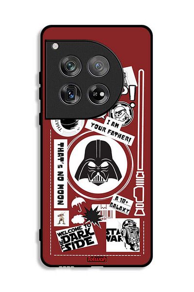 Tolwak OnePlus 12 Protective Case Cover Welcome To The Dark Side Sticker