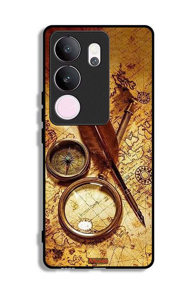 Tolwak vivo V29 Pro Protective Case Cover Vintage Compass