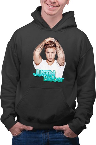 OEM Men's Hoodie Justin Bieber Actor Tattoo Logo