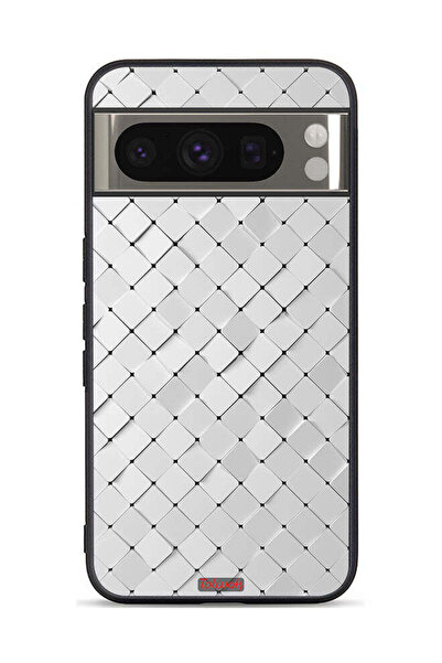 Tolwak Google Pixel 8 Pro Protective Case Cover Tiles Texture