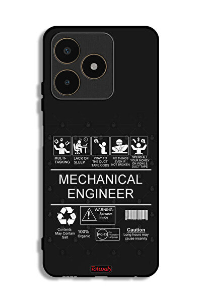 Tolwak غطاء حماية Realme C53 - ملصق المهندس الميكانيكي