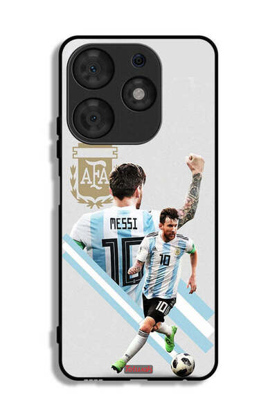 Tolwak Tecno Spark 10 Pro Protective Case Cover Leo Messi Art