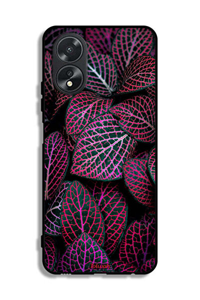 Tolwak غطاء حماية لهاتف Oppo A38 بنقشة أوراق سالجا