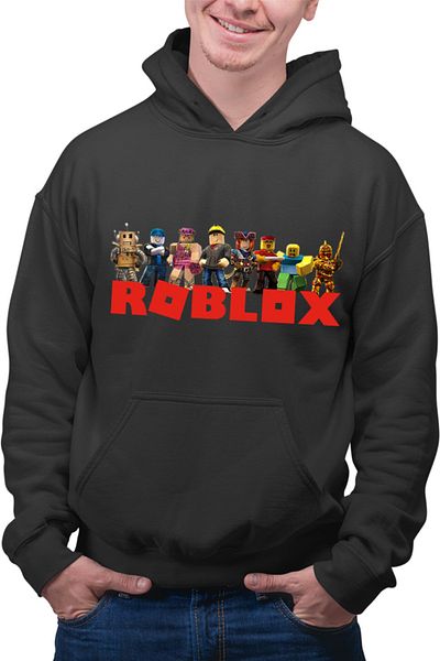 OEM Men's Hoodie Roblox Team Group Super Hero Video Game