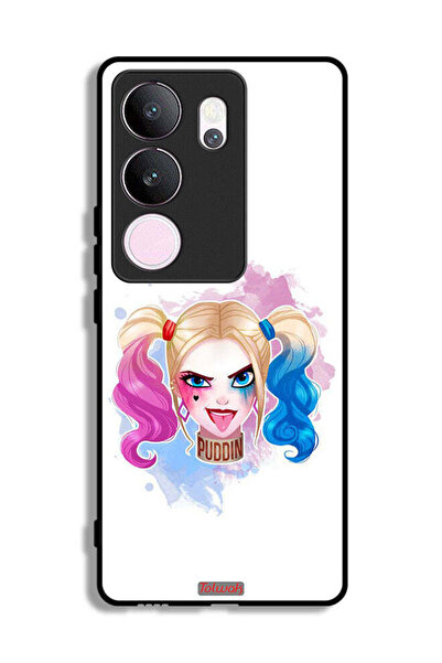 Tolwak غطاء حماية لهاتف vivo V29 Pro برسومات هارلي كوين