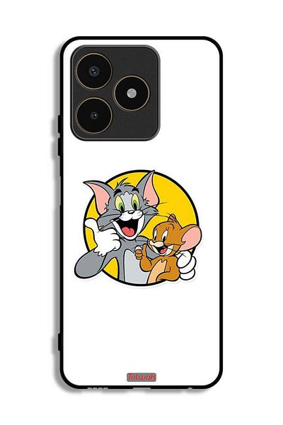 Tolwak Realme C53 Protective Case Cover Tom And Jerry