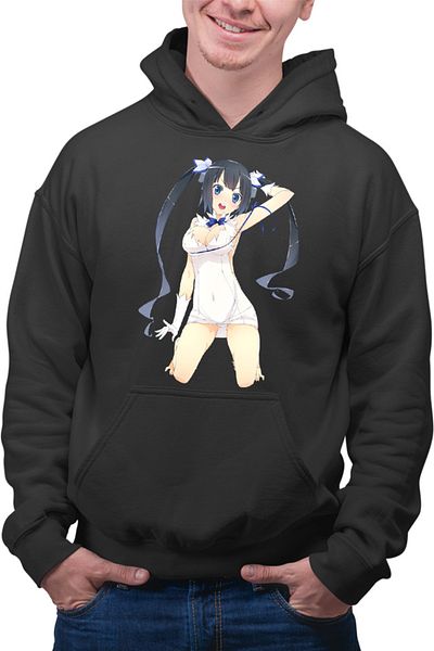 OEM DanMachi Men's Hoodie Hestia Hentai Fantasy Cosplay