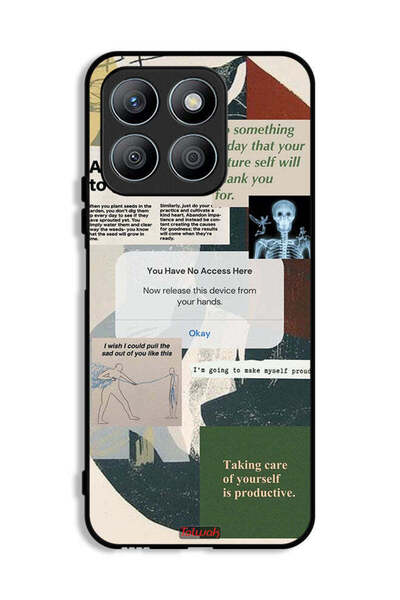 Tolwak غطاء حماية لهاتف Honor X8b اسمح لنفسك بالنمو