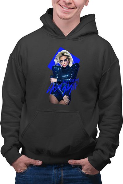 OEM Men's Hoodie Lady Gaga Stefani Joanne Bad Romance American Artist