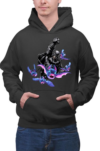 OEM Men's Hoodie Clash Royale Batman Bats Special Treasure Fly