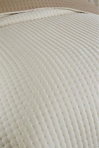 Çeyiz Diyarı Elisa Filled Double Sided Double Size 240X260 cm Bedspread Cream