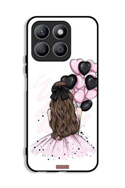 Tolwak غطاء حماية لهاتف Honor X8b يحمل صورة فتاة تحمل بالونات