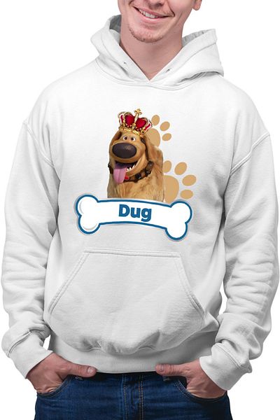OEM Hanorac Barbati Dug Days King Bone Paws Fluffy Funny
