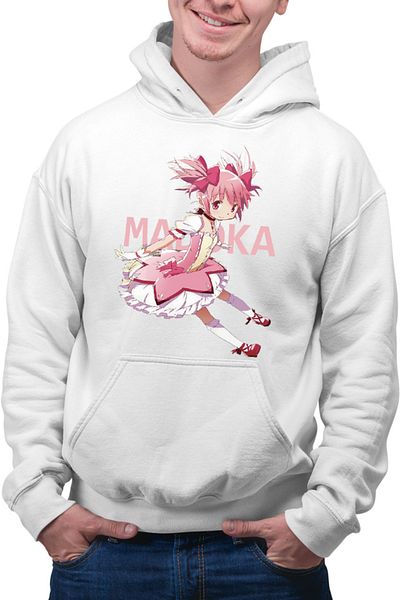 OEM Men's Hoodie Madoka Magica Kaname Sakura Dress Cute Universe