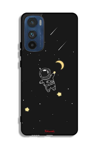 Tolwak Motorola Edge 30 Protective Case Cover Astronaut Art Clip