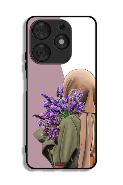 Tolwak غطاء حماية لهاتف تكنو سبارك 10 برو بتصميم زهرة