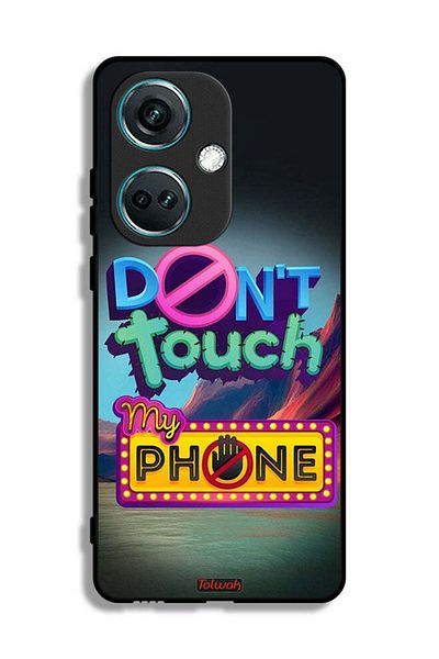 Tolwak OnePlus Nord CE3 Protective Case Cover Do Not Touch My Phone