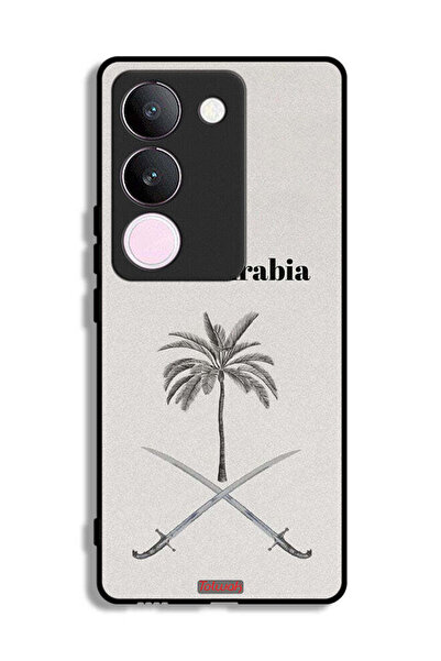 Tolwak غطاء حماية لهاتف فيفو V29 - لوحة فنية لعلامة المملكة العربية السعودية