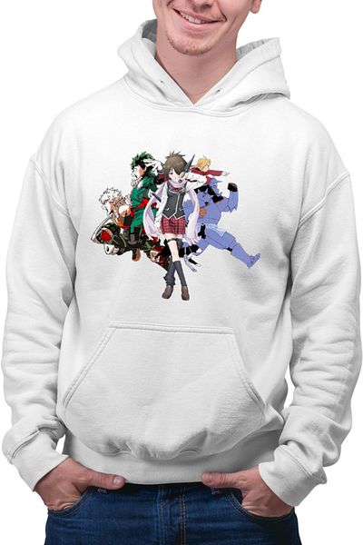 OEM Men's Hoodie Trinity Seven Kazama Levi My Hero Academia Alchemy