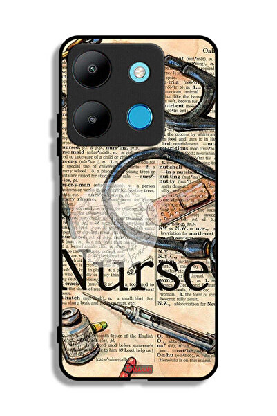 Tolwak غطاء حماية لجهاز Infinix Smart 7 بتصميم أدوات التمريض العتيقة