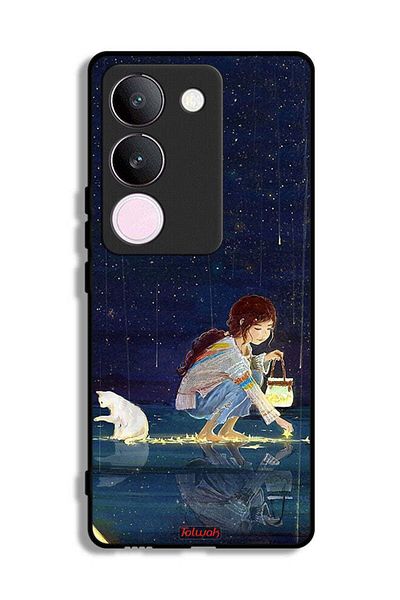 Tolwak vivo V29 Protective Case Cover Collecting Stars Art