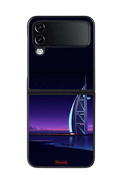 Tolwak غطاء حماية لهاتف سامسونج جالاكسي زد فليب 4 - فن برج العرب الرقمي