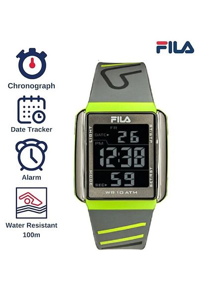Fila Adult Unisex Analog Watch, Gray 38-325-005, 40 mm