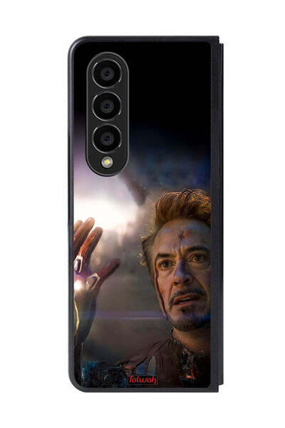 Tolwak غطاء حماية لهاتف سامسونج جالاكسي زد فولد 4 - أنا الرجل الحديدي