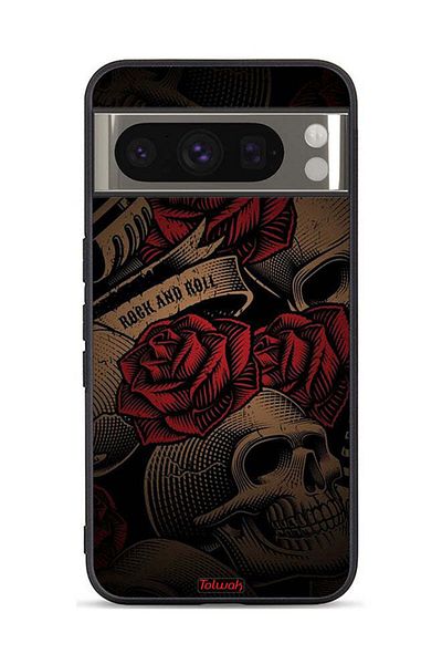 Tolwak Google Pixel 8 Pro Protective Case Cover Rok And Roll