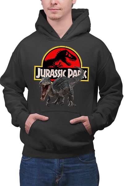 OEM Hanorac Barbati Jurassic Park Dinosaur T-REX Scary