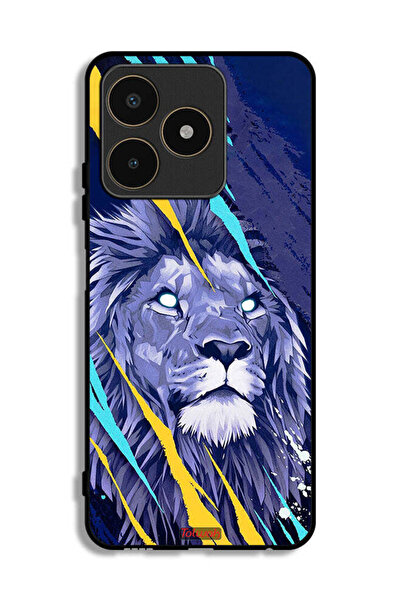 Tolwak غطاء حماية Realme C53 بتصميم Lion King