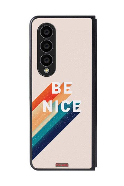 Tolwak Samsung Galaxy Z Fold 4 Protective Case Cover Be Nice