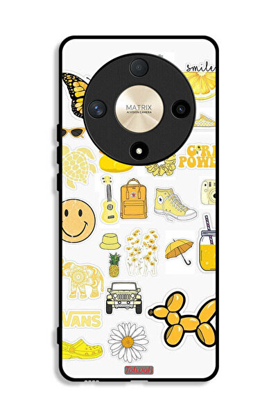Tolwak Honor X9b Protective Case Cover Girly Tags