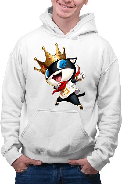 OEM Men's Hoodie Persona Mascot King Action Music Cat