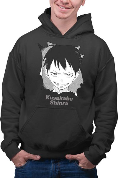 OEM Men's Hoodie Fire Force Kusakabe Shinra Wakanime
